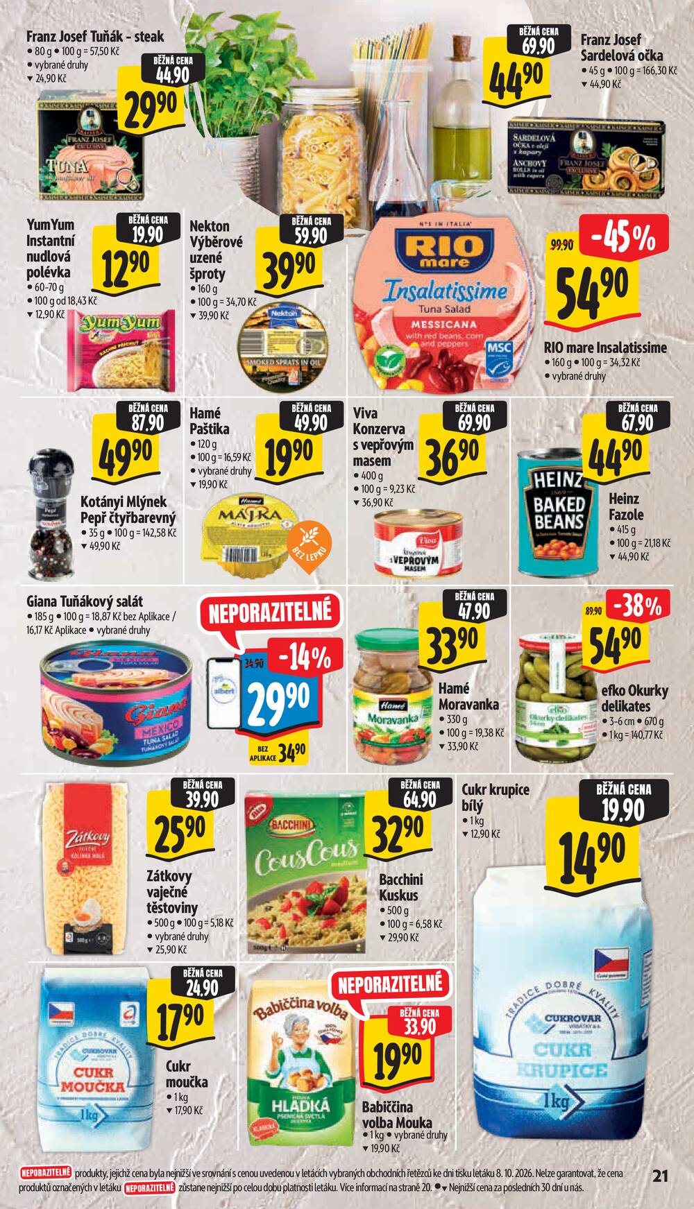 Albert Supermarket od 14.10. do 20.10.2026