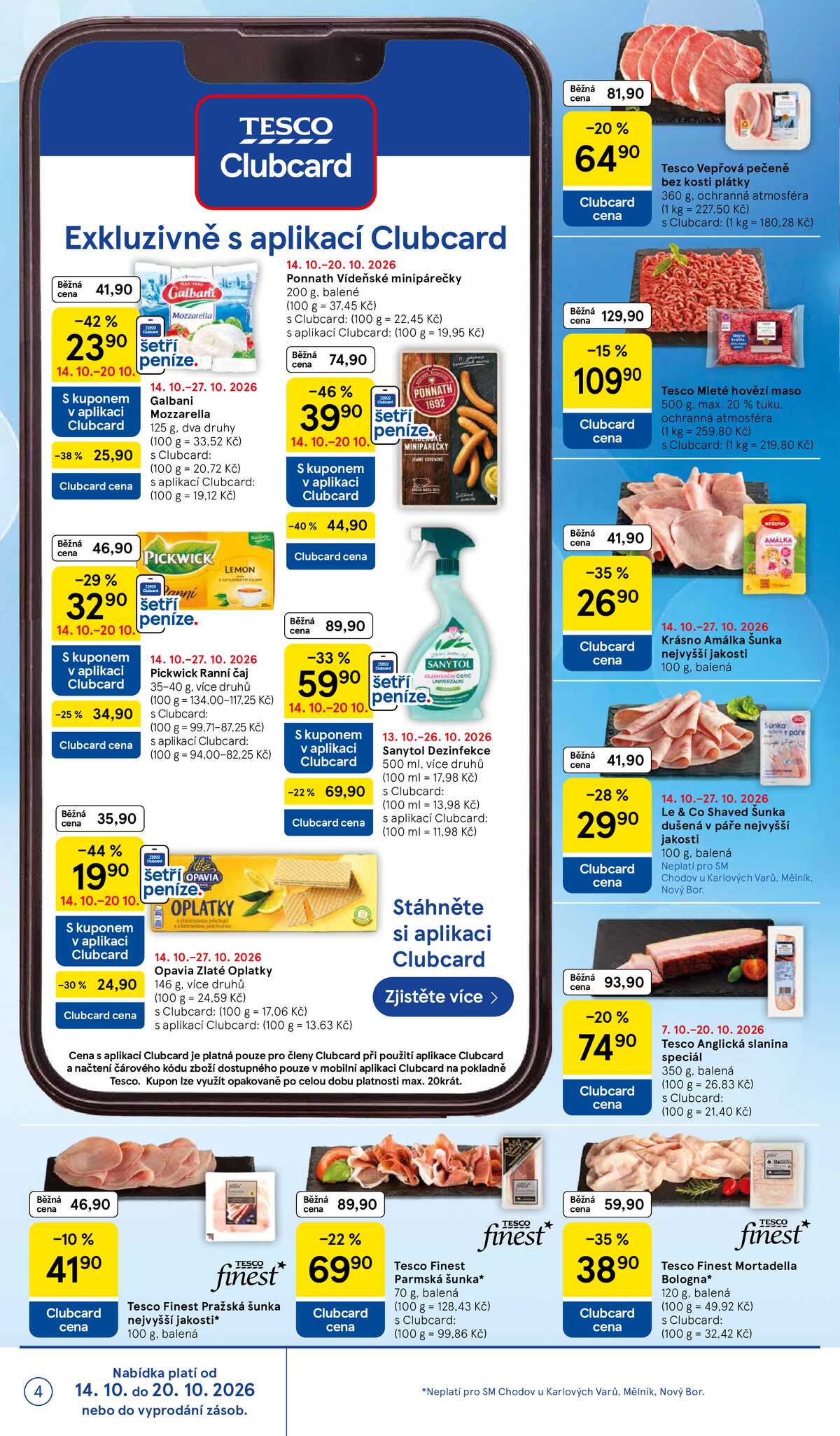 Tesco supermarkety od 14.10. do 20.10.2026 strana 4