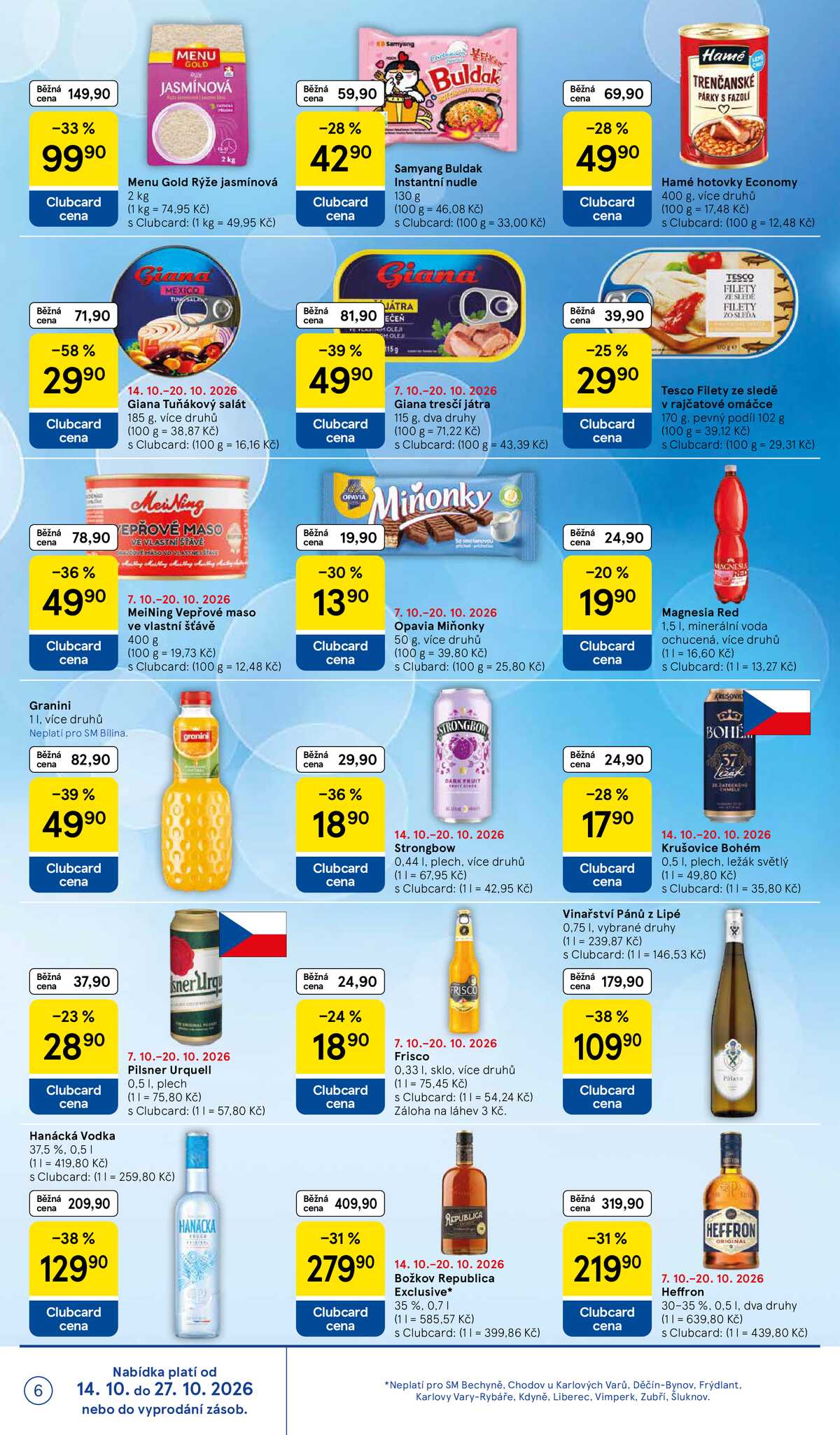 Tesco supermarkety od 14.10. do 20.10.2026 strana 6
