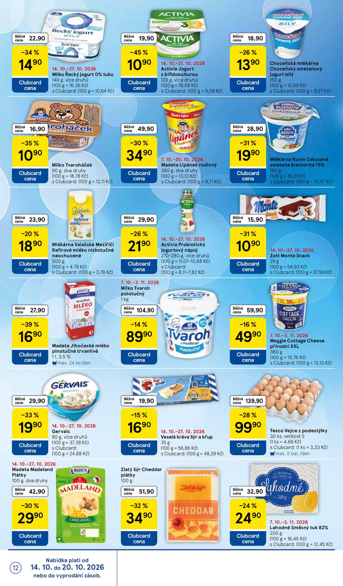 Tesco supermarkety od 14.10. do 20.10.2026 strana 12