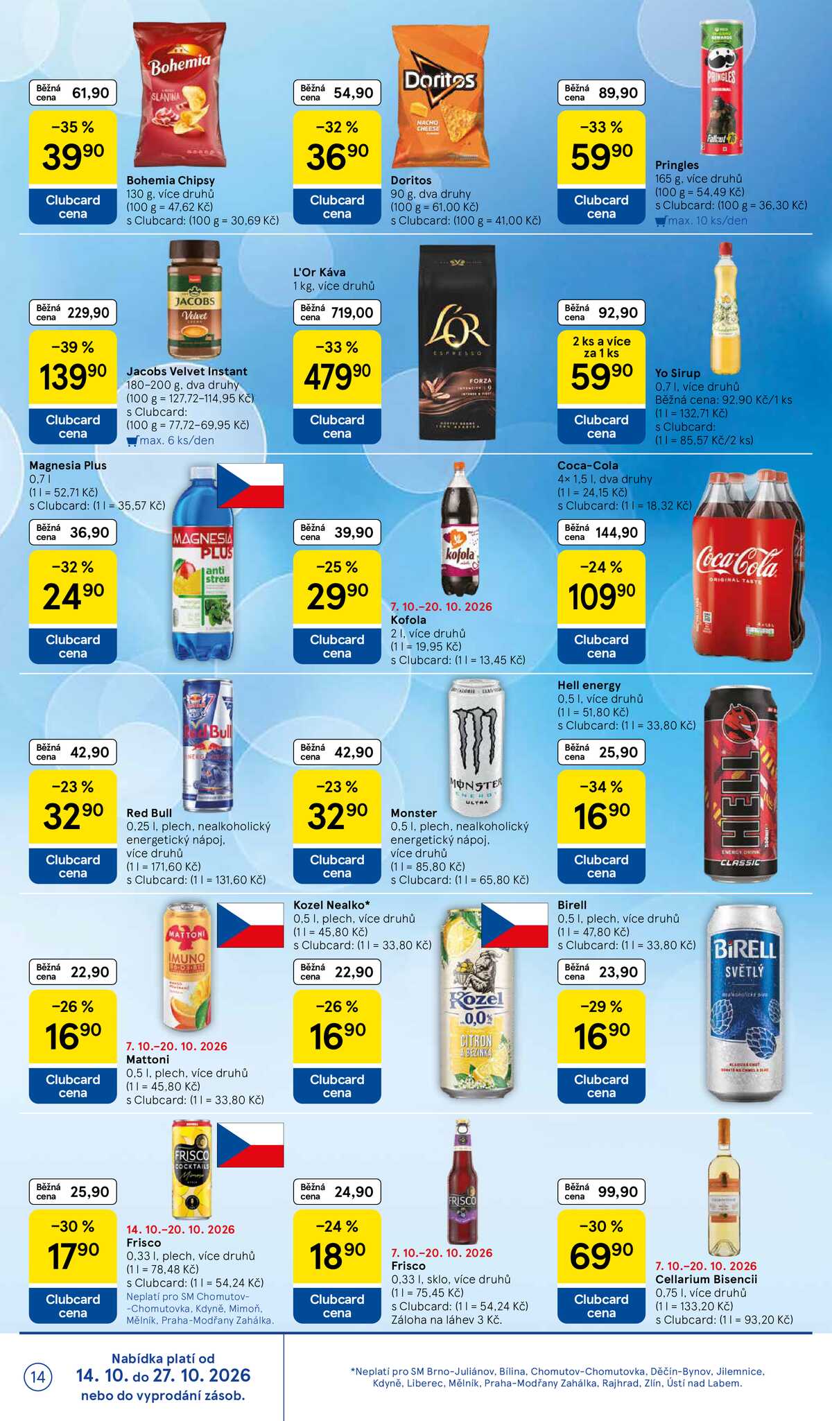 Tesco supermarkety od 14.10. do 20.10.2026 strana 14