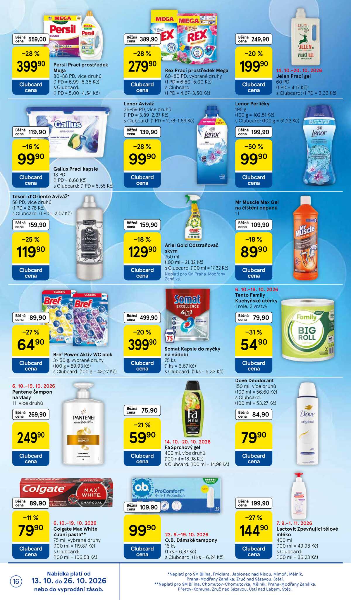 Tesco supermarkety od 14.10. do 20.10.2026 strana 16