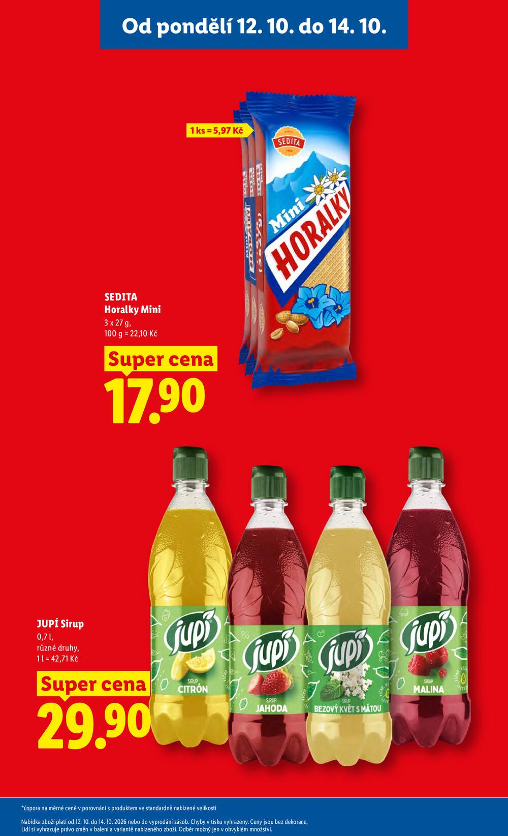 Lidl od 12.10. do 14.10.2026