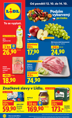 Lidl od 12.10. do 14.10.2026