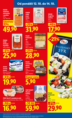 Lidl od 12.10. do 14.10.2026