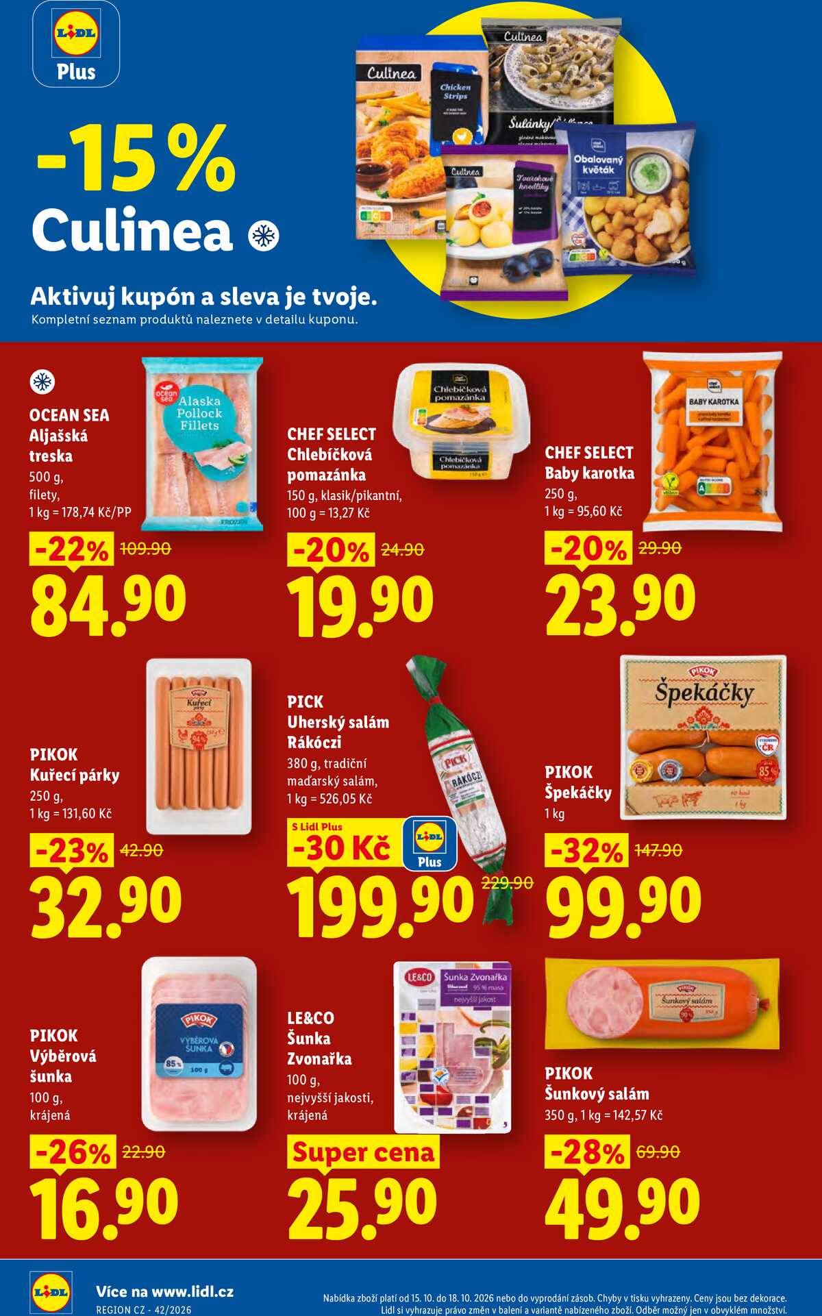 Lidl Čtvrtek od 15.10. do 18.10.2026 strana 22