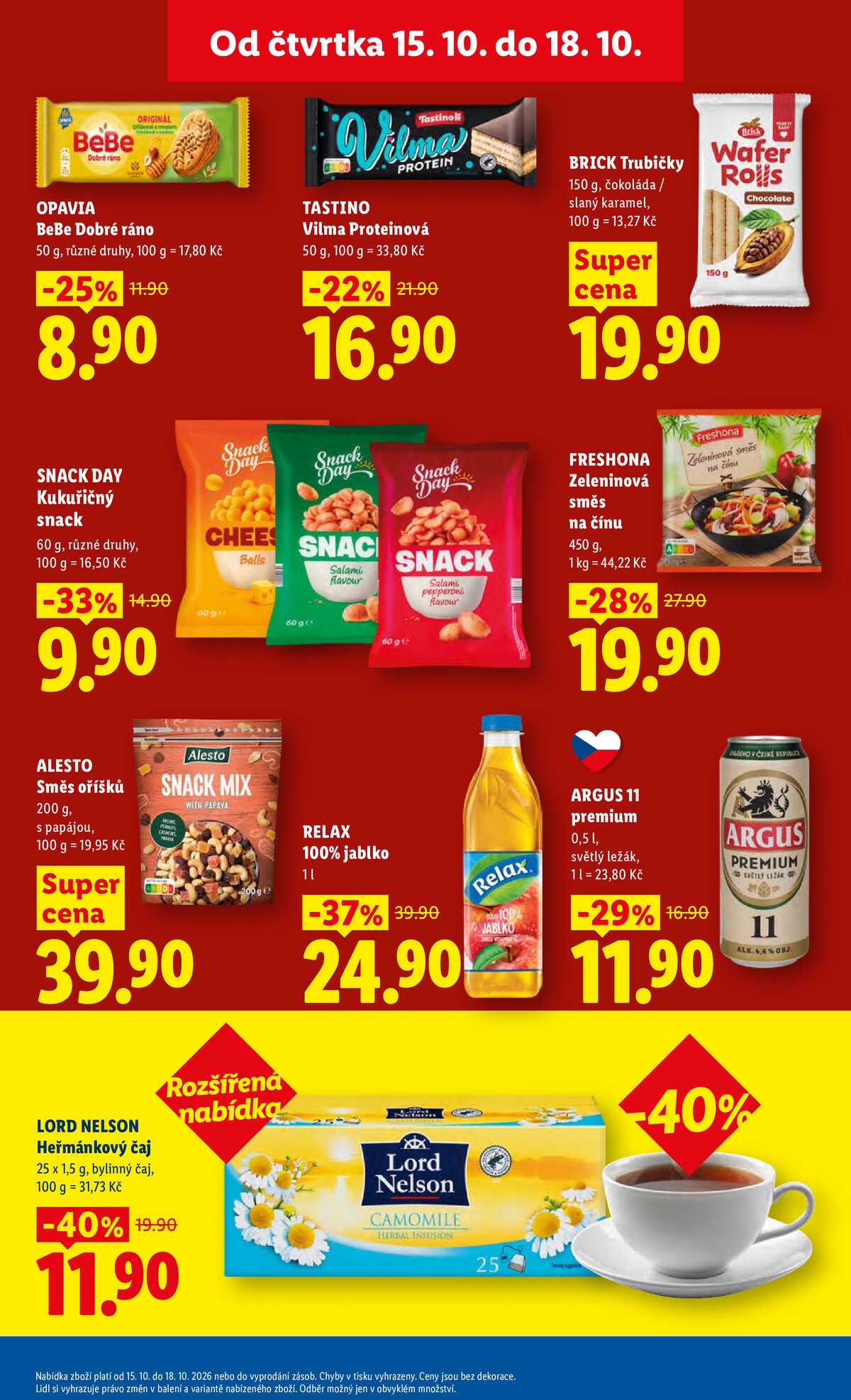 Lidl Čtvrtek od 15.10. do 18.10.2026 strana 25