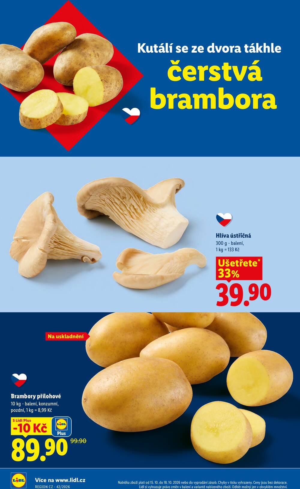 Leták Lidl - Lidl Čtvrtek od 15.10. do 18.10.2026 - strana 10 Leták Lidl - Lidl Čtvrtek od 15.10. do 18.10.2026 - strana 10