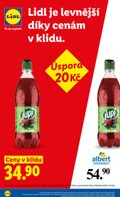 Lidl Čtvrtek od 15.10. do 18.10.2026