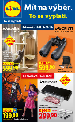 Lidl Spotřební zboží 12.10. - 18.10.