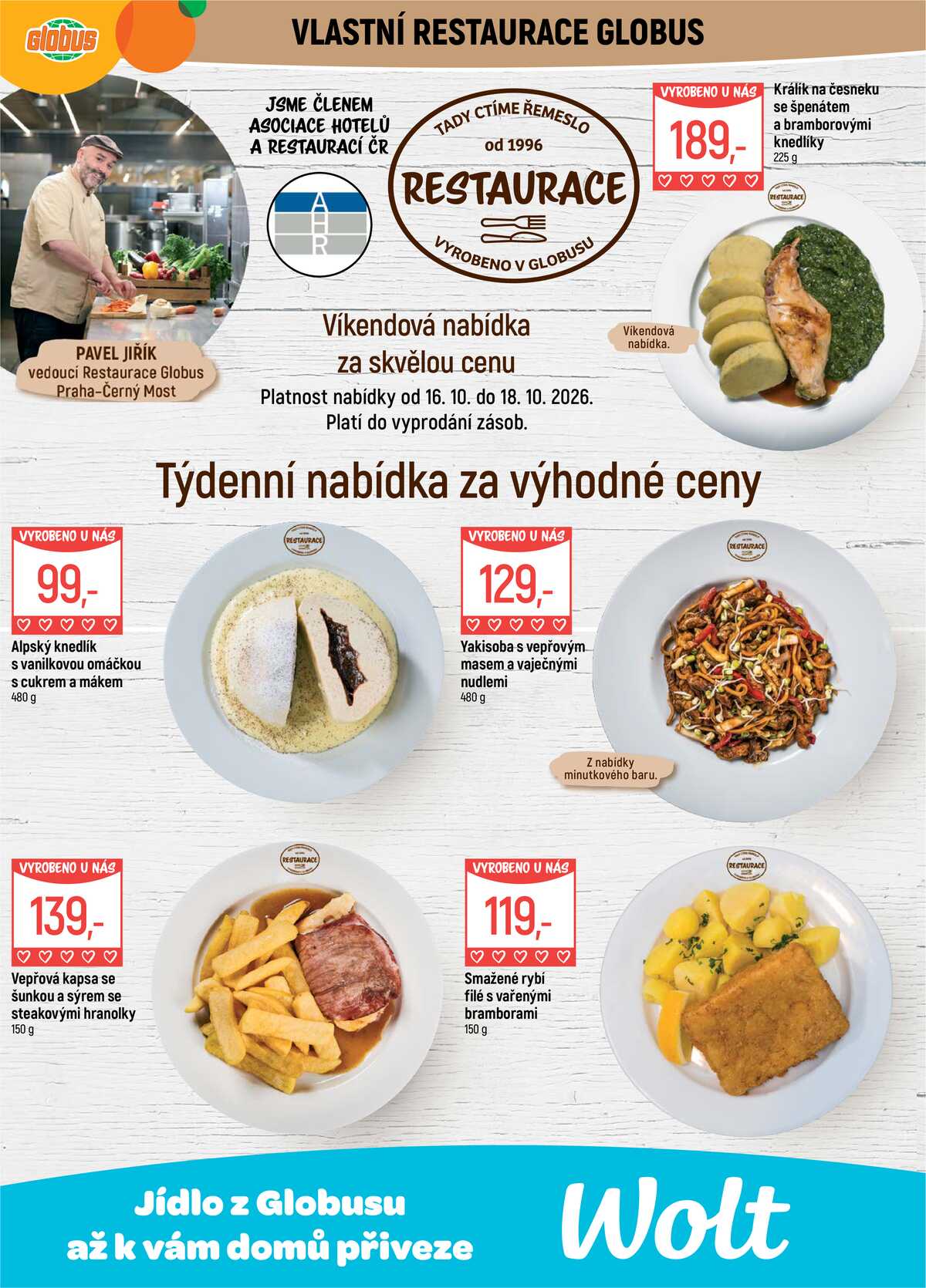 Akční leták Globus 14.10. - 20.10.2026 - Globus Praha - Centrum Černý Most strana 9
