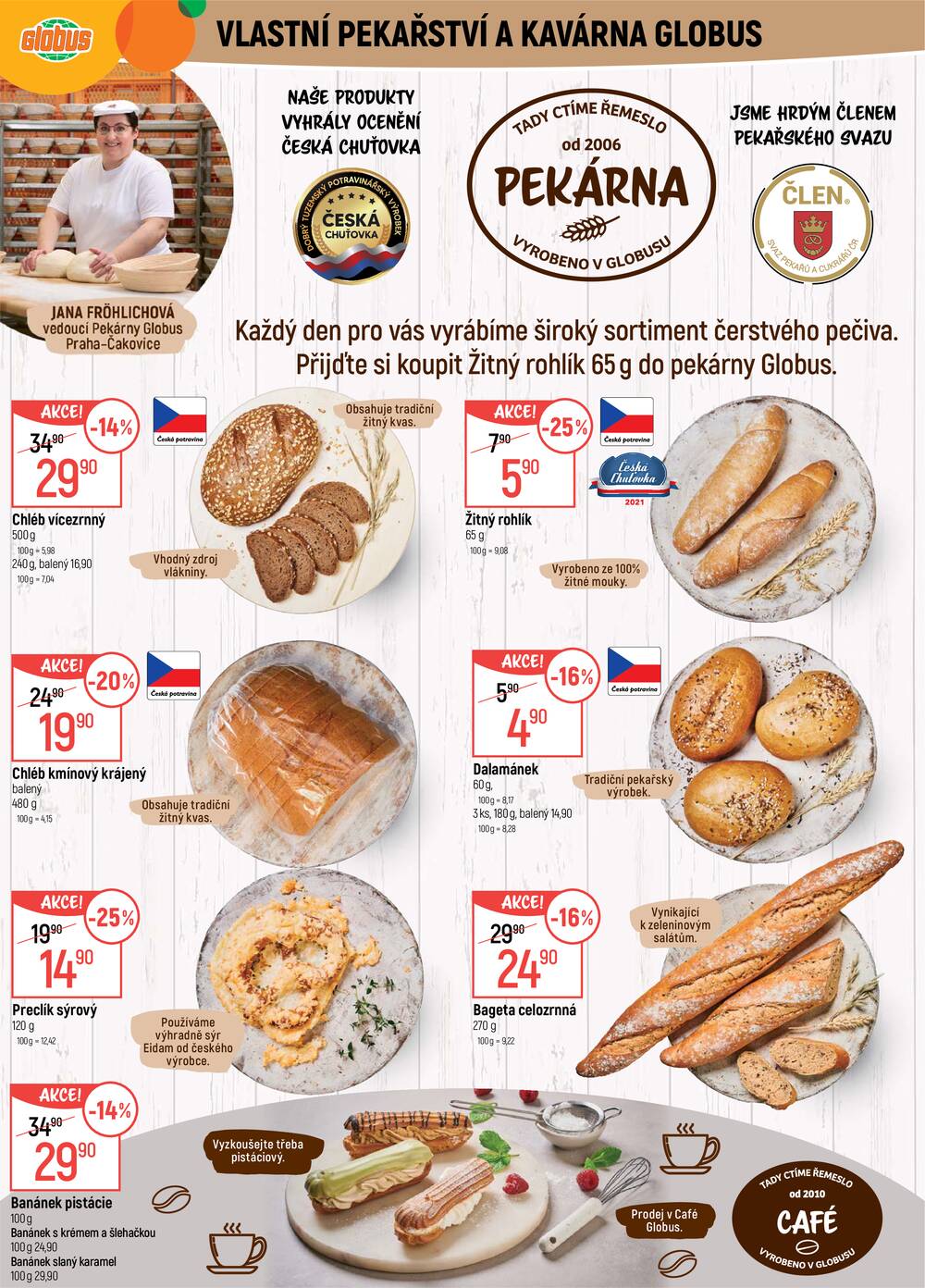 Akční leták Globus 14.10. - 20.10.2026 - Globus Praha - Čakovice