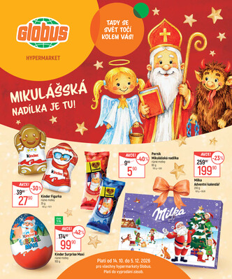 Akční leták Globus 14.10. - 5.12.2026 - Globus Praha - Zličín