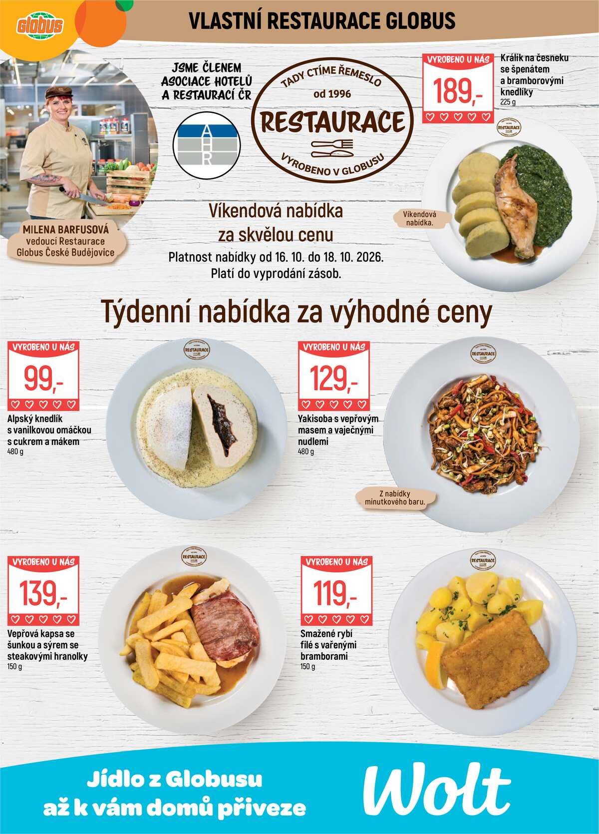 Akční leták Globus 14.10. - 20.10.2026 - Globus České Budějovice strana 9