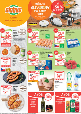 Akční leták Globus 14.10. - 20.10.2026 - Globus Havířov
