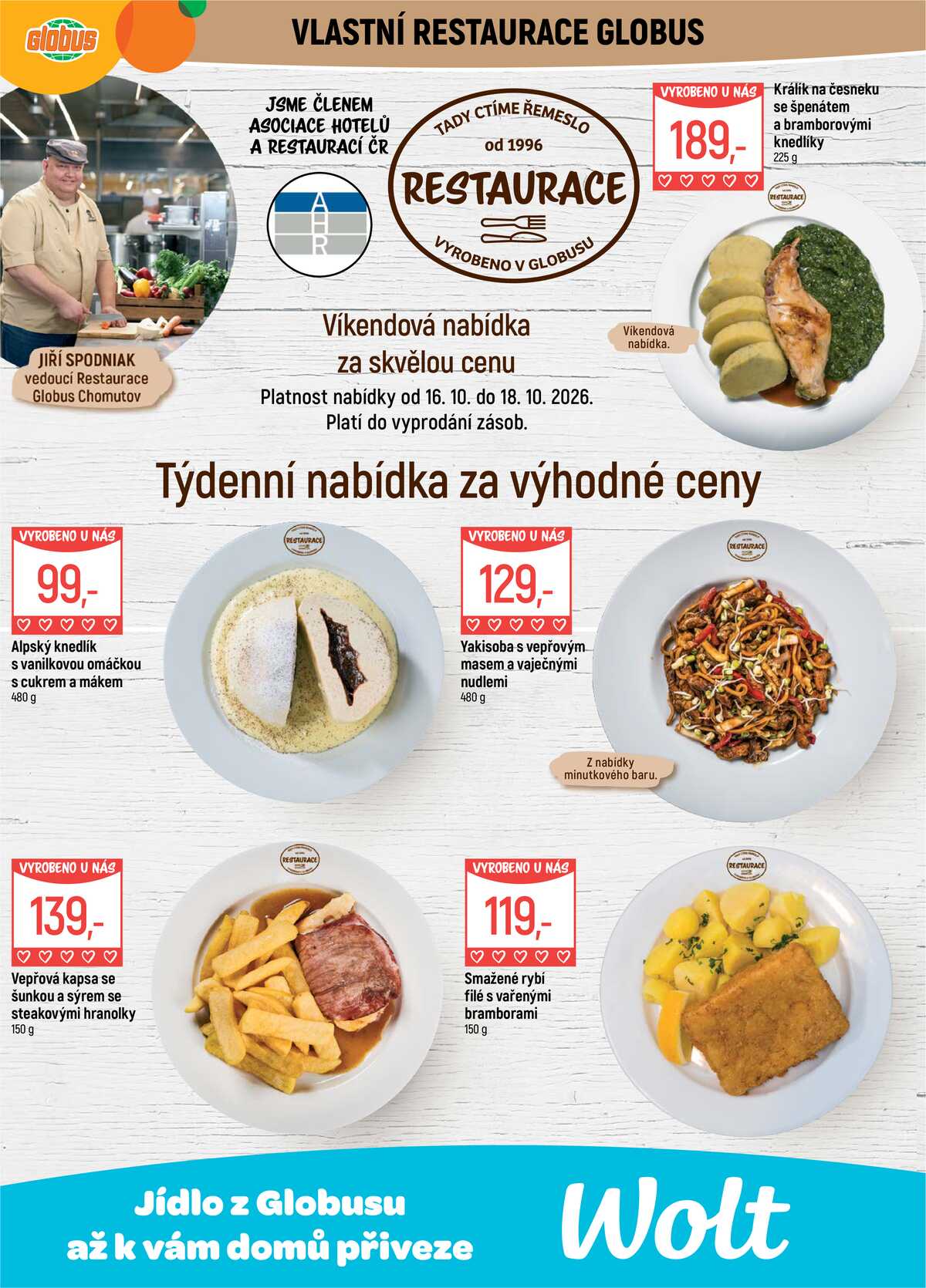 Akční leták Globus 14.10. - 20.10.2026 - Globus Chomutov strana 9