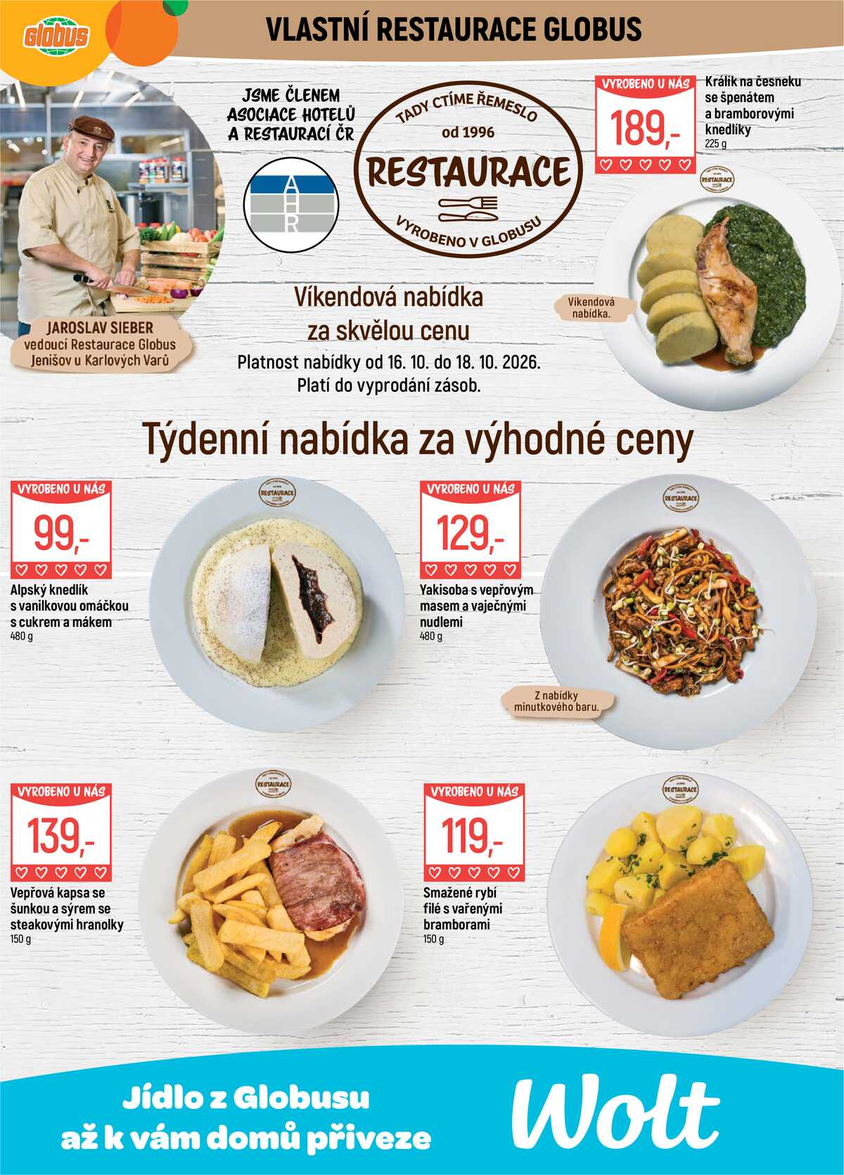Akční leták Globus 14.10. - 20.10.2026 - Globus Jenišov u Karlových Varů strana 9