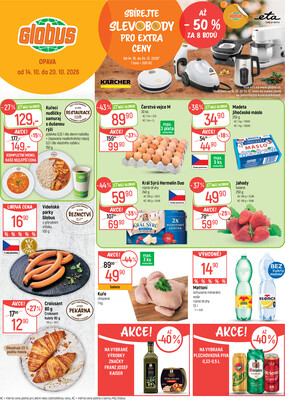 Akční leták Globus 14.10. - 20.10.2026 - Globus Opava