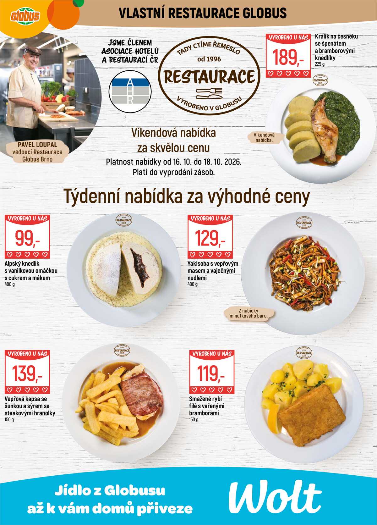 Akční leták Globus 14.10. - 20.10.2026 - Globus Brno Ivanovice strana 9