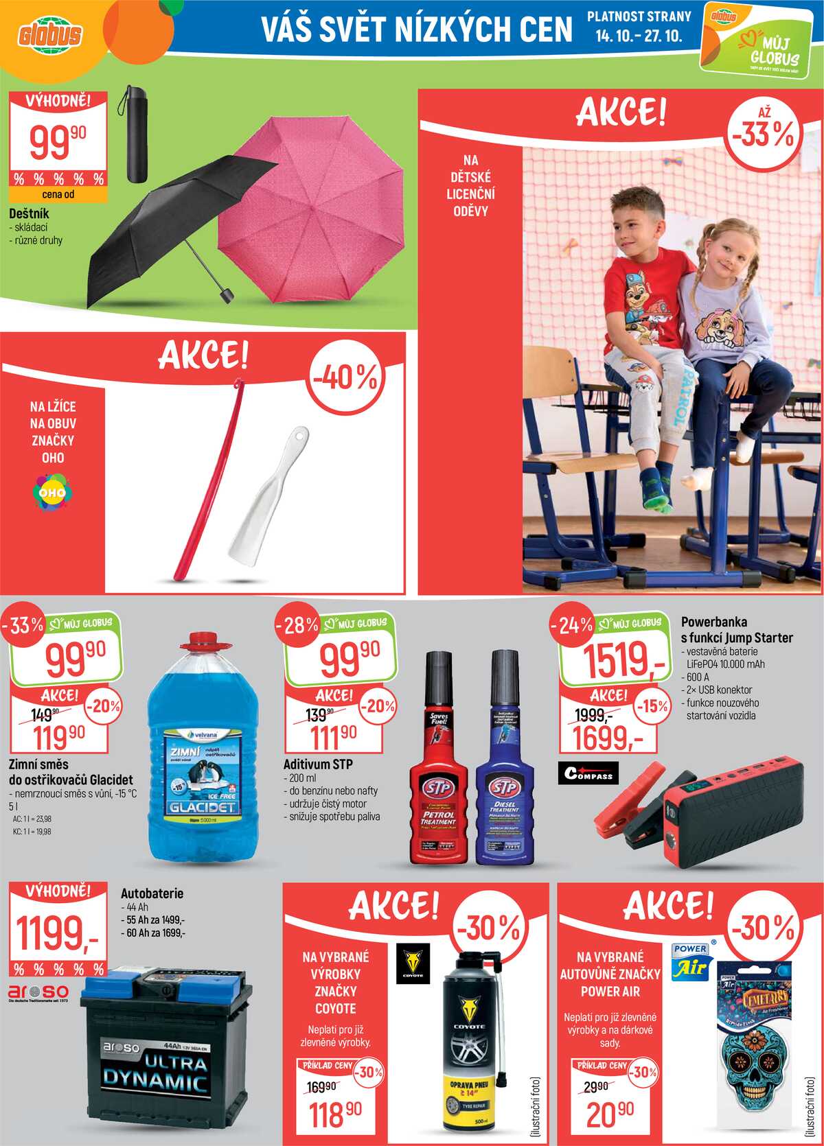 Akční leták Globus 14.10. - 20.10.2026 - Globus Praha - Štěrboholy strana 42