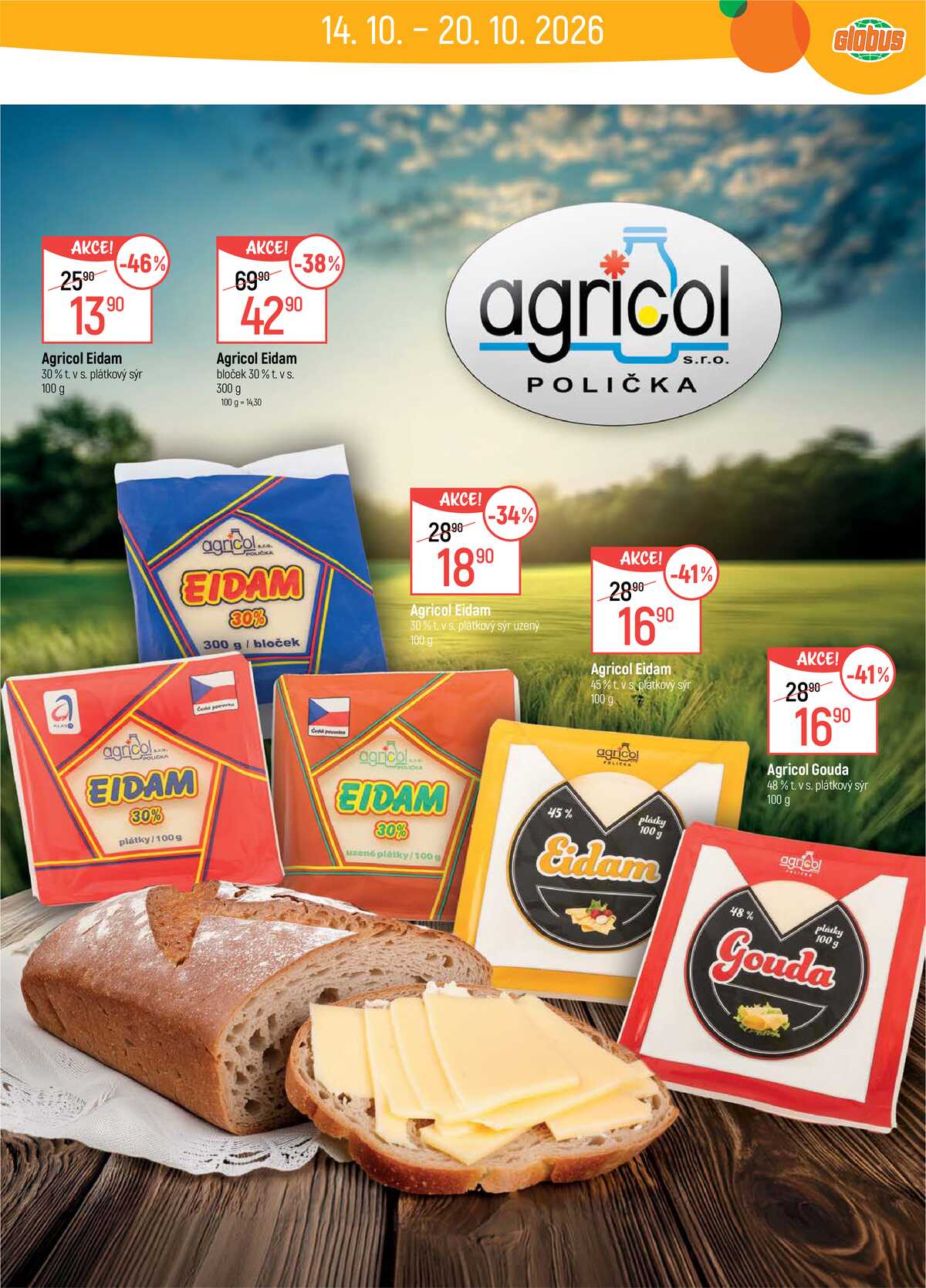Akční leták Globus 14.10. - 20.10.2026 - Globus Praha - Štěrboholy strana 9