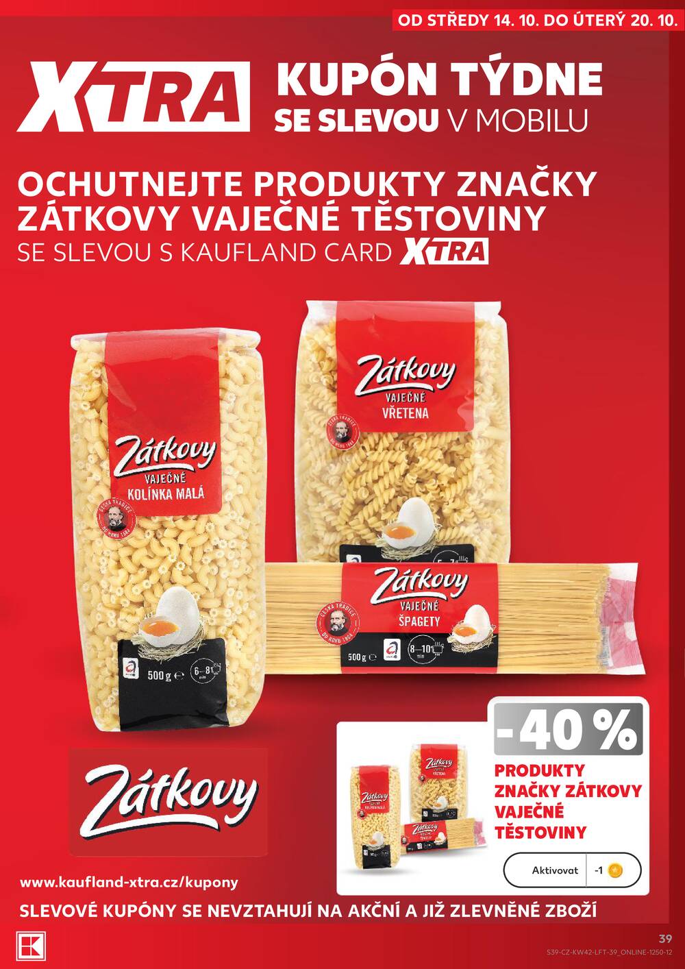 Leták Kaufland - Kaufland 14.10. - 20.10. - Kaufland - Louny - strana 39 Leták Kaufland - Kaufland 14.10. - 20.10. - Kaufland - Louny - strana 39