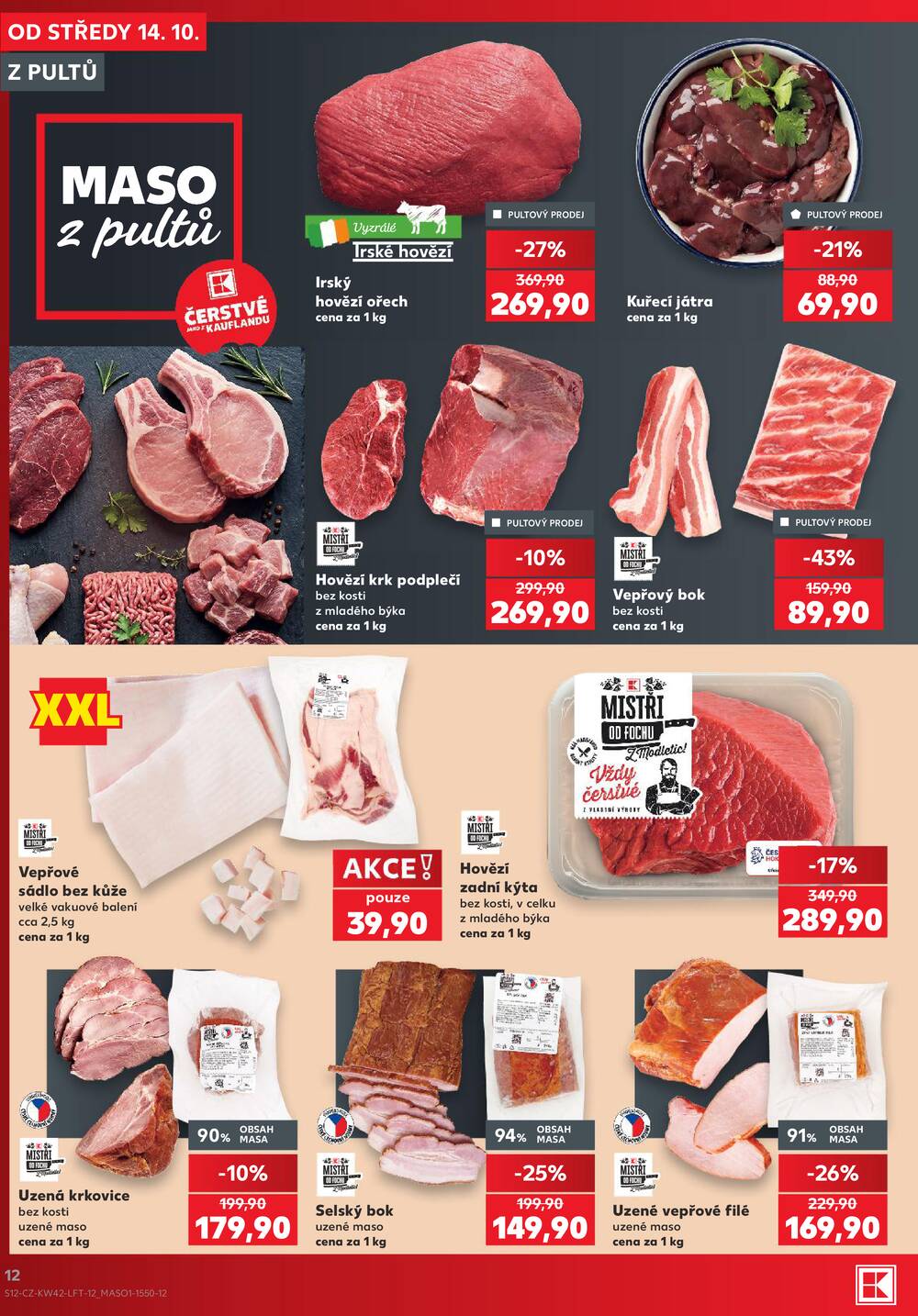Leták Kaufland - Kaufland 14.10. - 20.10. - Kaufland - Třeboň - strana 12