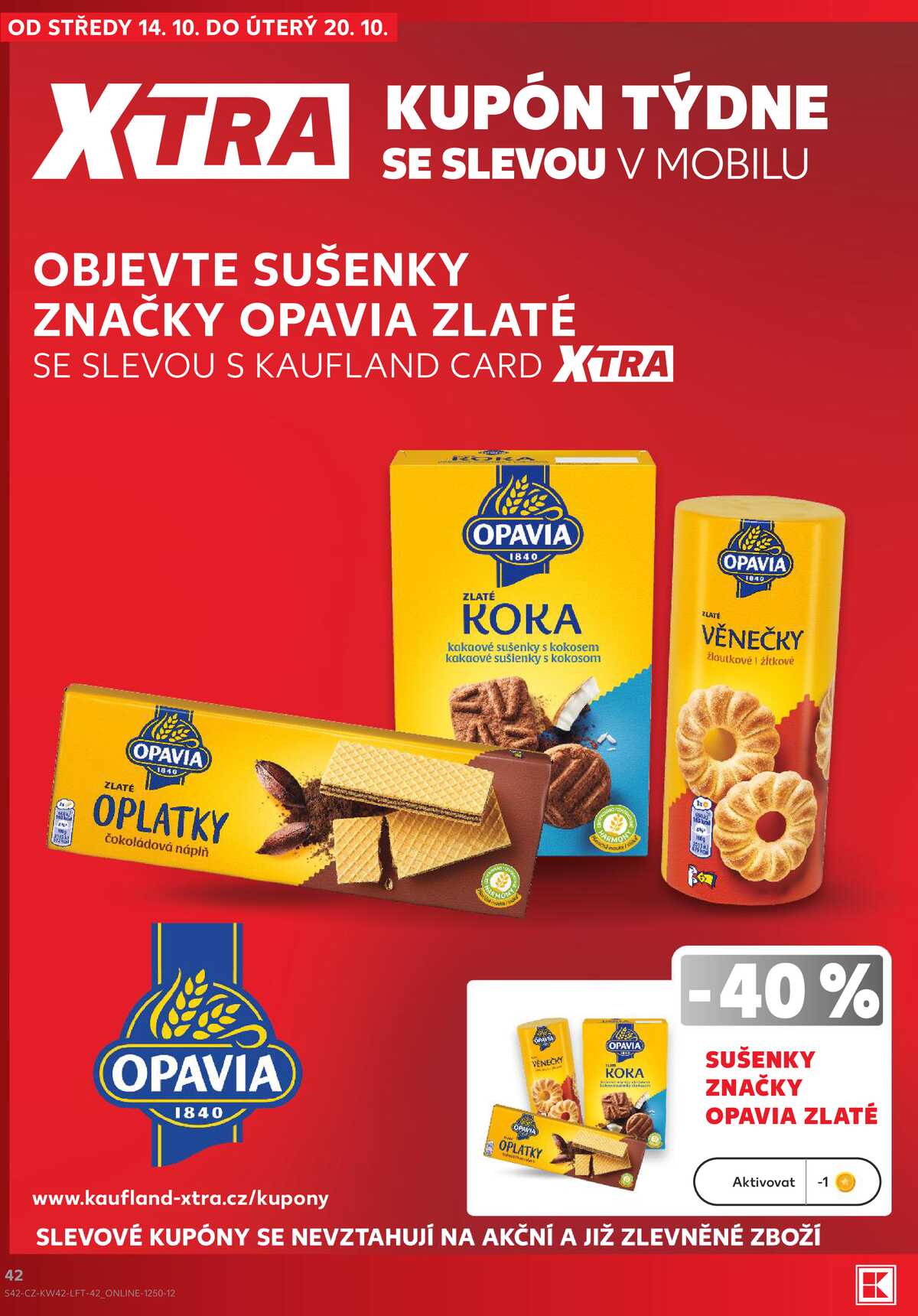 Kaufland 14.10. - 20.10. - Kaufland - Praha 5 (Stodůlky) strana 42