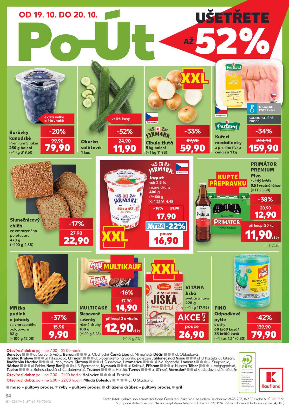 Kaufland 14.10. - 20.10. - Kaufland - Jablonec nad Nisou (Jateční) strana 54