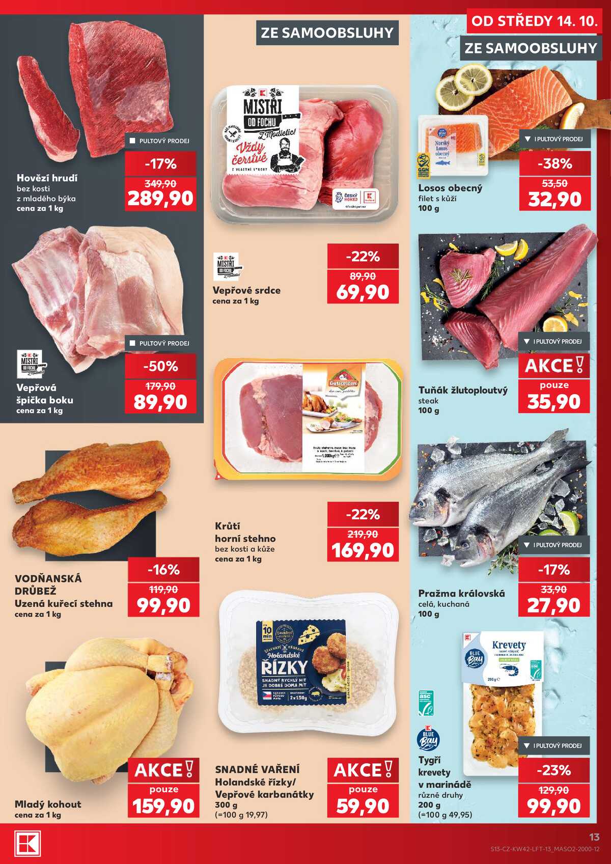 Kaufland 14.10. - 20.10. - Kaufland - Třebíč Horka-Domky strana 13