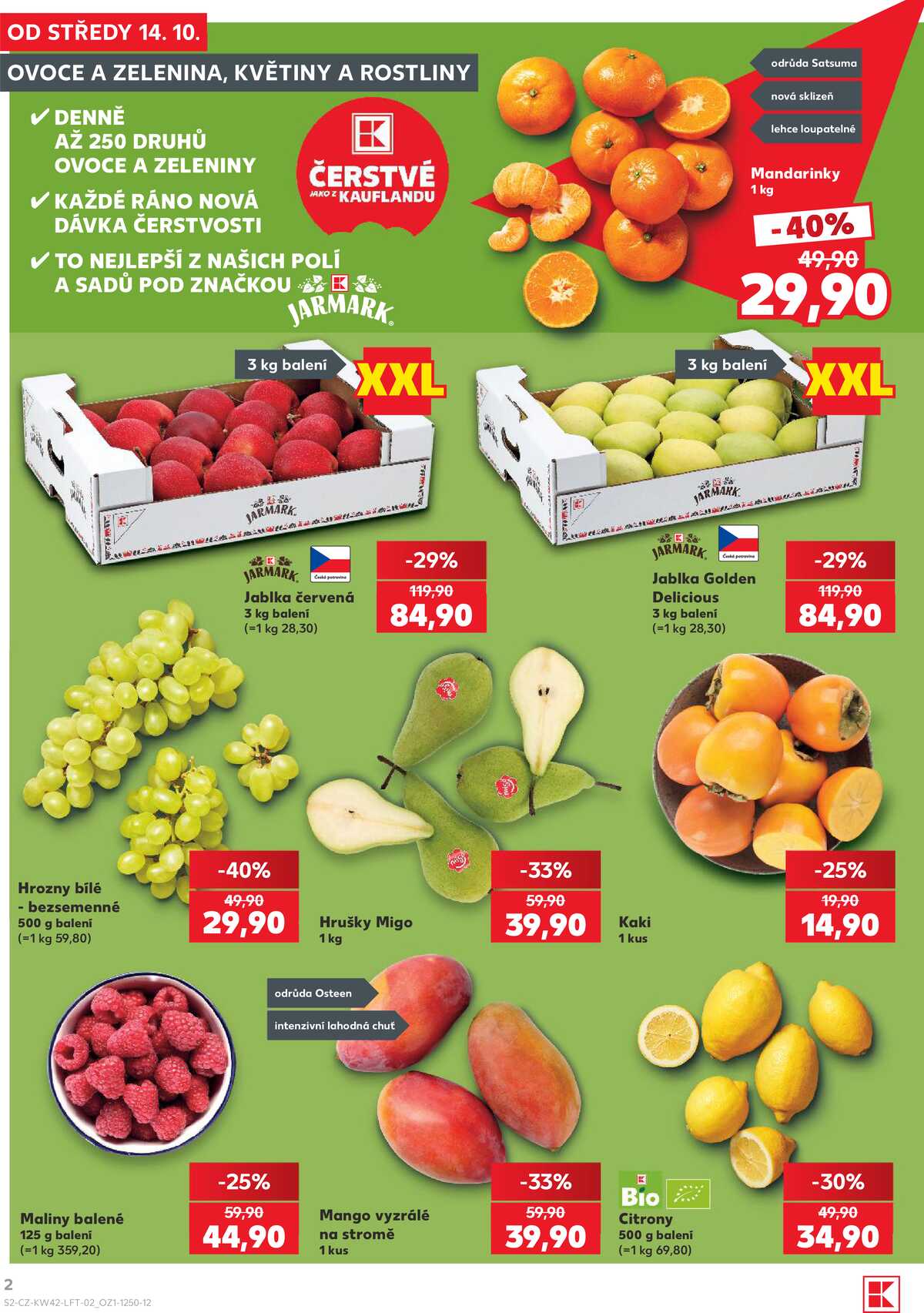 Kaufland 14.10. - 20.10. - Kaufland - Rychnov nad Kněžnou strana 2