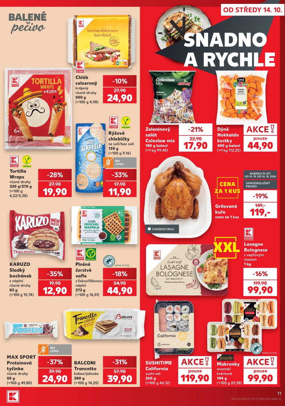 Kaufland 14.10. - 20.10. - Kaufland Poděbrady - U Garáží