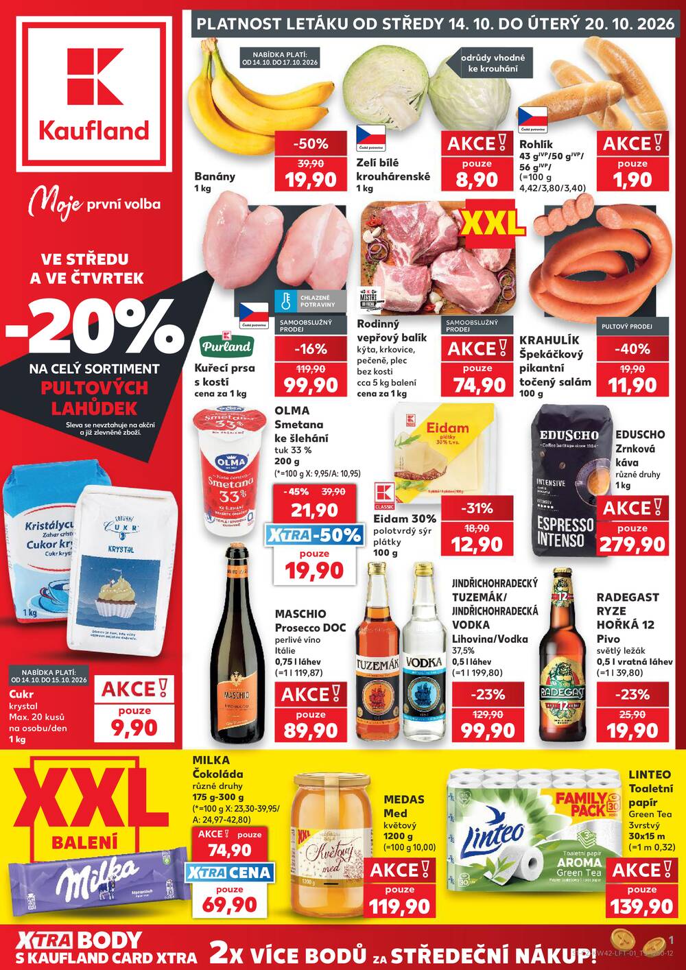 Leták Kaufland - Kaufland 14.10. - 20.10. - Kaufland - Jičín - strana 1 Leták Kaufland - Kaufland 14.10. - 20.10. - Kaufland - Jičín - strana 1