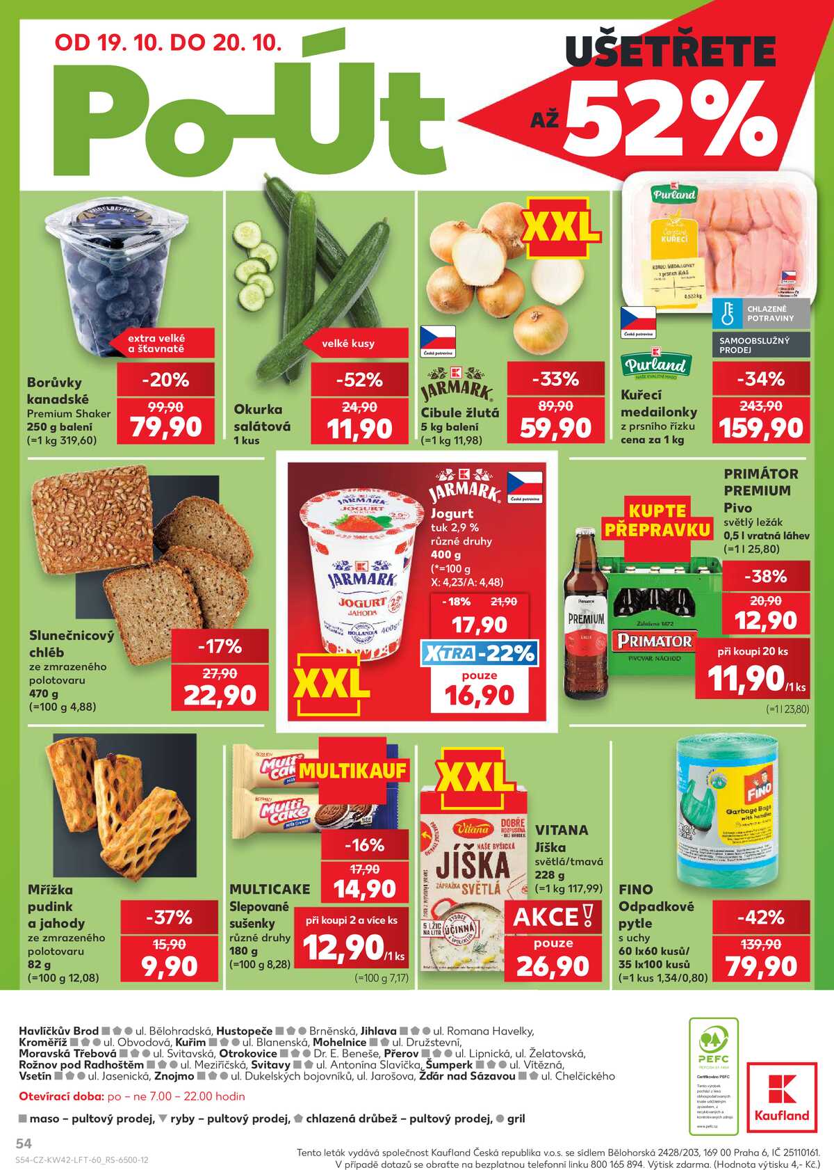 Kaufland 14.10. - 20.10. - Kaufland - Žďár nad Sázavou strana 54