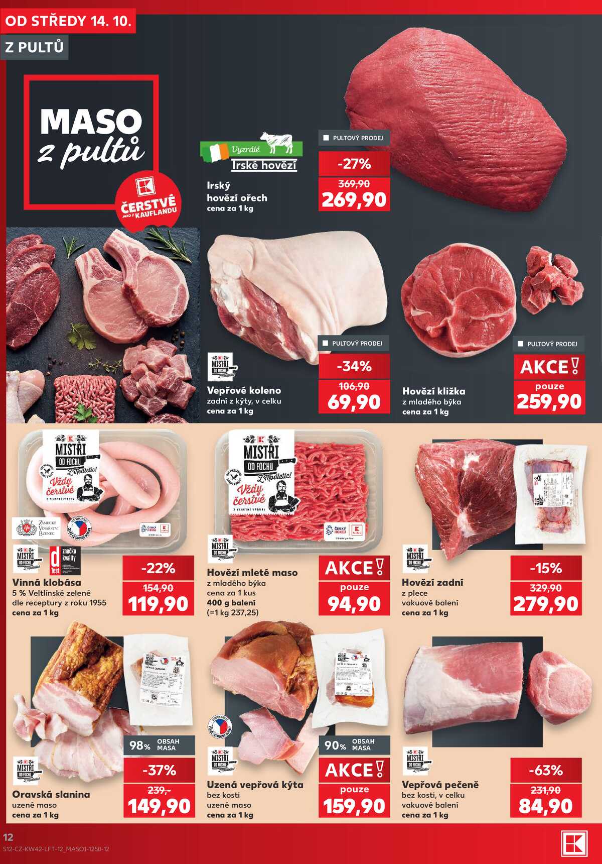 Kaufland 14.10. - 20.10. - Kaufland - Jeseník 1 strana 12