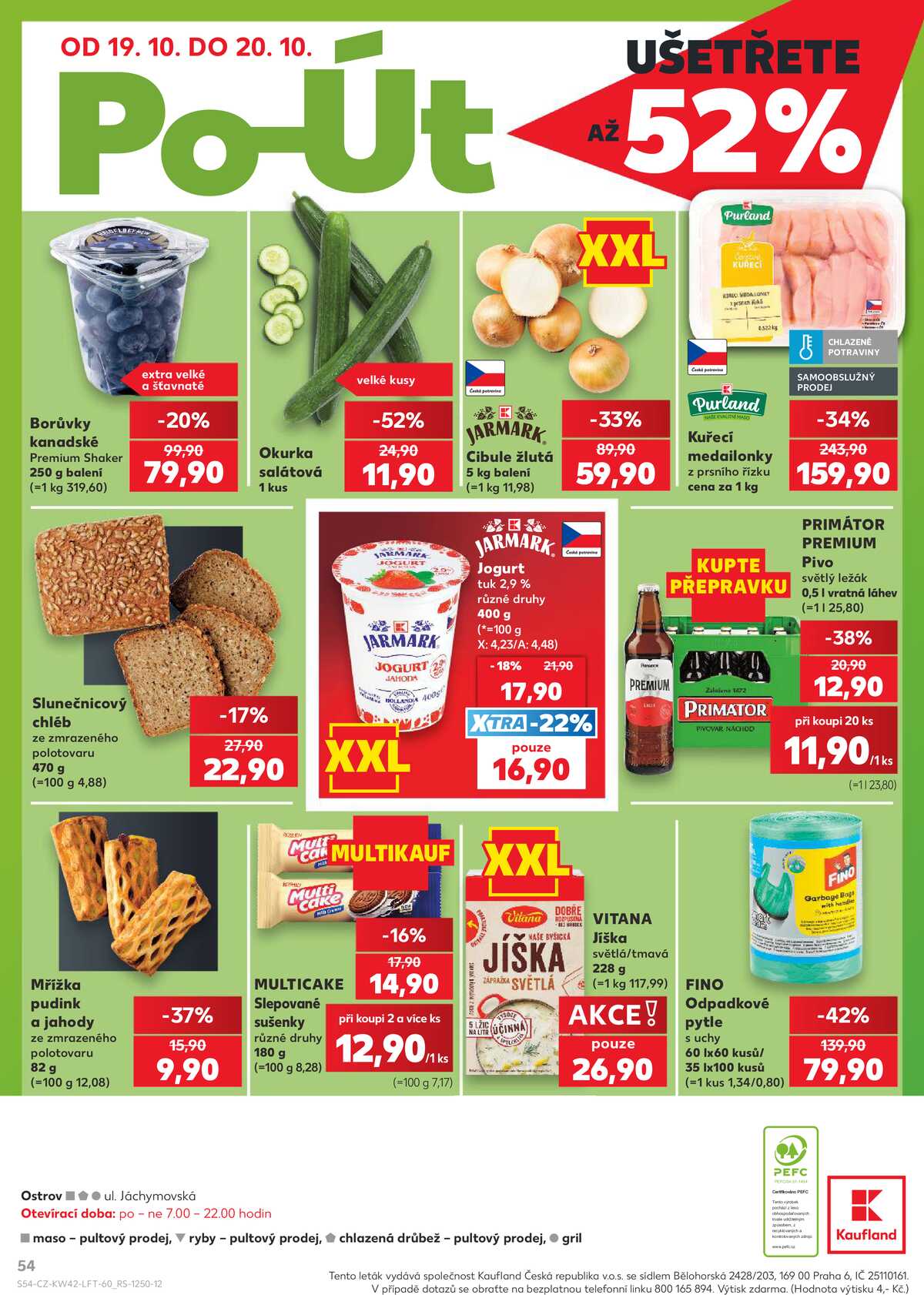 Kaufland 14.10. - 20.10. - Kaufland - Ostrov - Jáchymovská strana 54