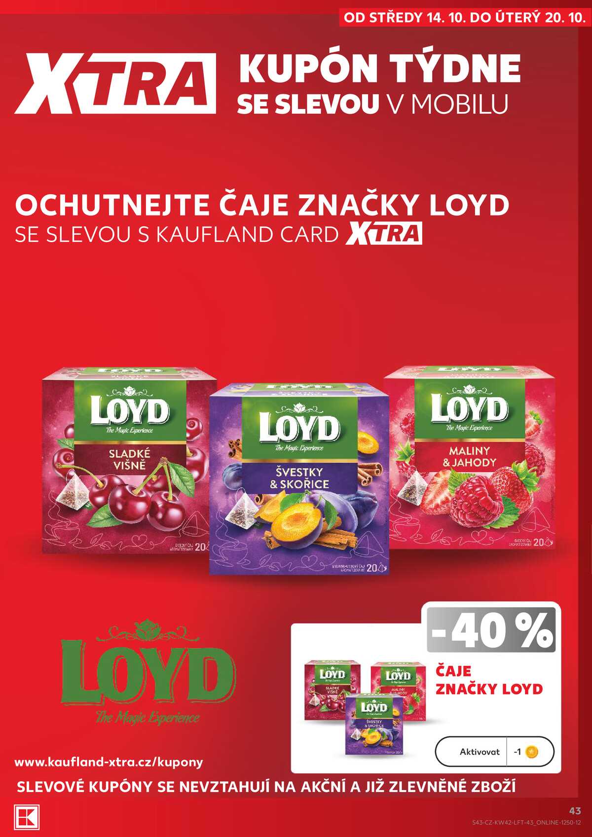 Kaufland 14.10. - 20.10. - Kaufland - Brno - Ponava strana 43