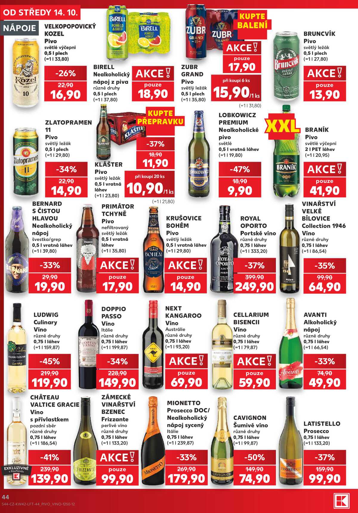 Kaufland 14.10. - 20.10. - Kaufland - Havlíčkův Brod strana 44