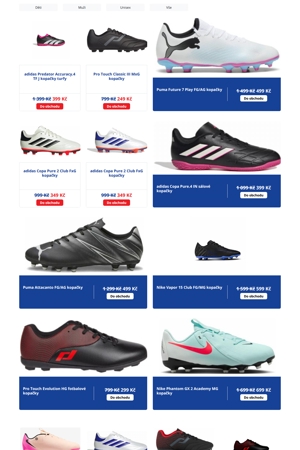 Intersport Kopačky a míče - 10. 10. 2026