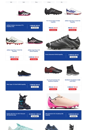 Intersport Boty - 10. 10. 2026