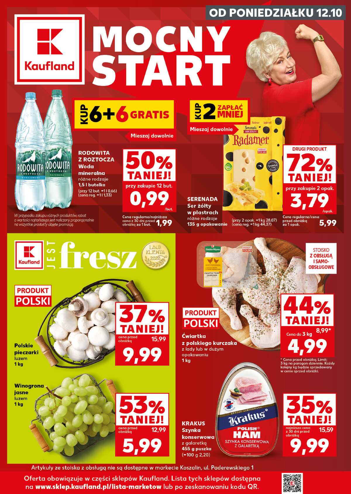 Leták Kaufland Polsko 12.10.-14.10.2026 - Silný start strana 1