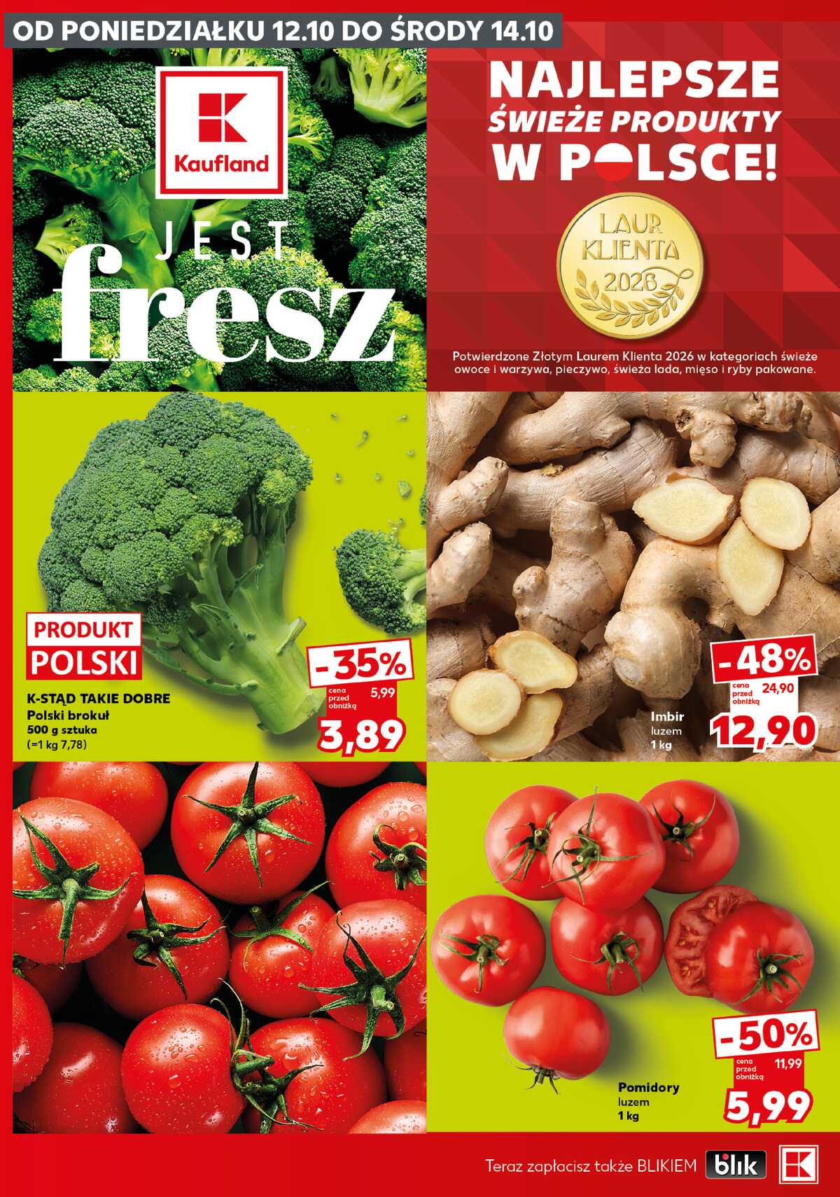 Leták Kaufland Polsko 12.10.-14.10.2026 - Silný start strana 2