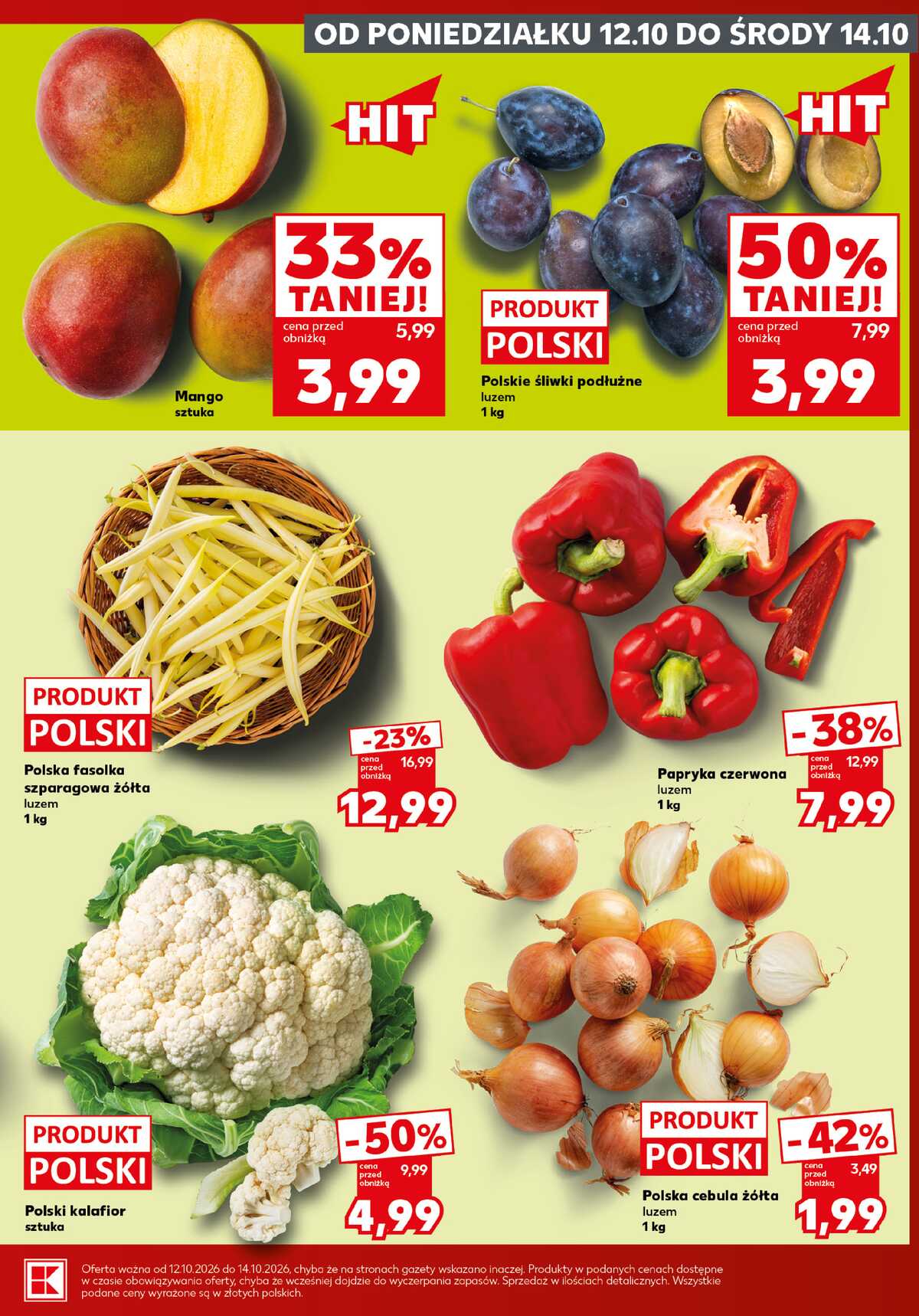 Leták Kaufland Polsko 12.10.-14.10.2026 - Silný start strana 3