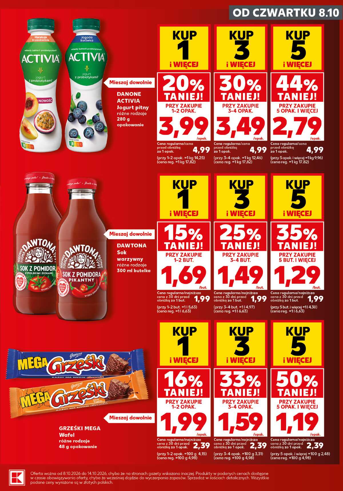 Leták Kaufland Polsko 12.10.-14.10.2026 - Silný start strana 9