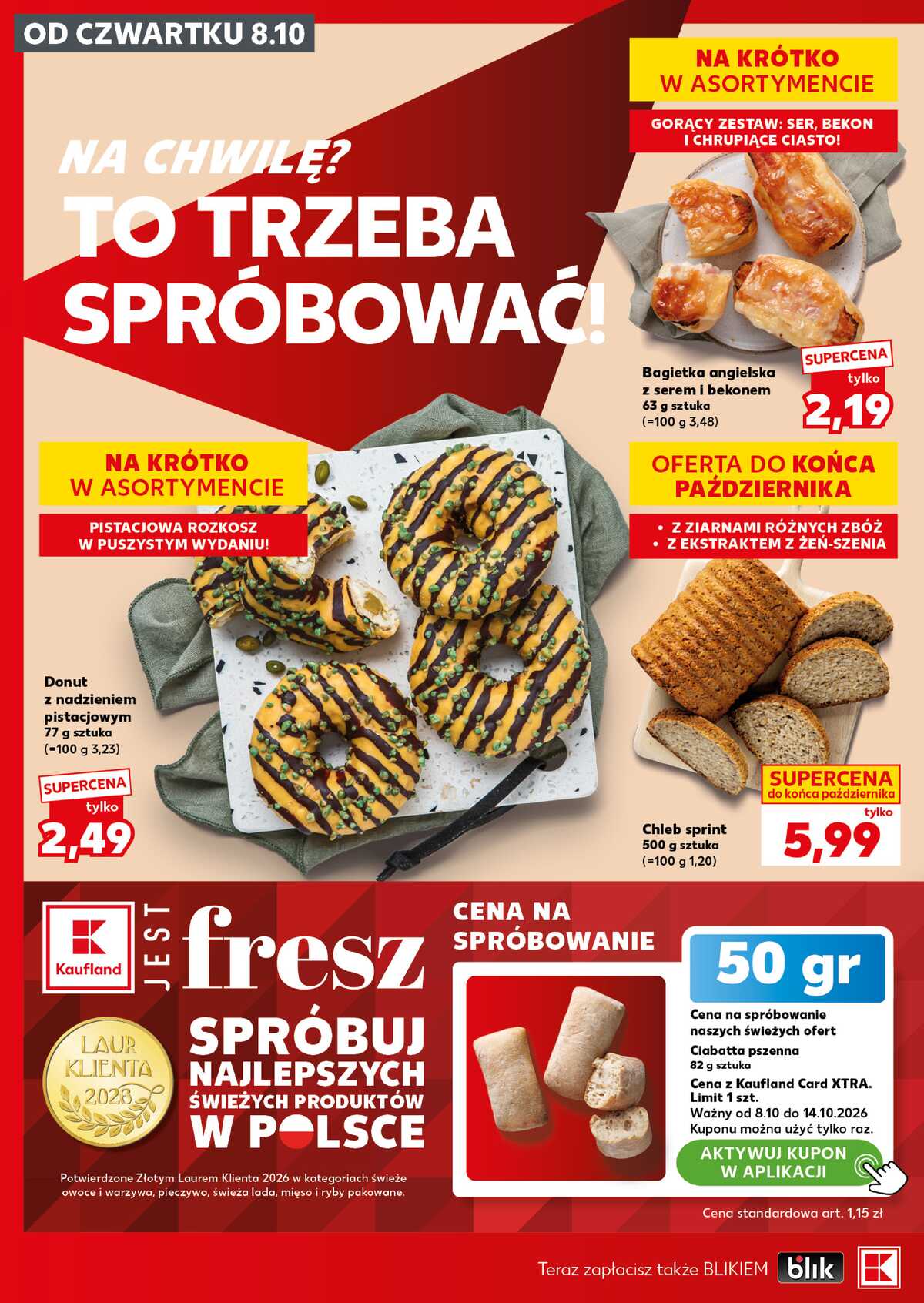Leták Kaufland Polsko 12.10.-14.10.2026 - Silný start strana 14