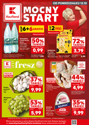 Leták Kaufland Polsko 12.10.-14.10.2026 - Silný start