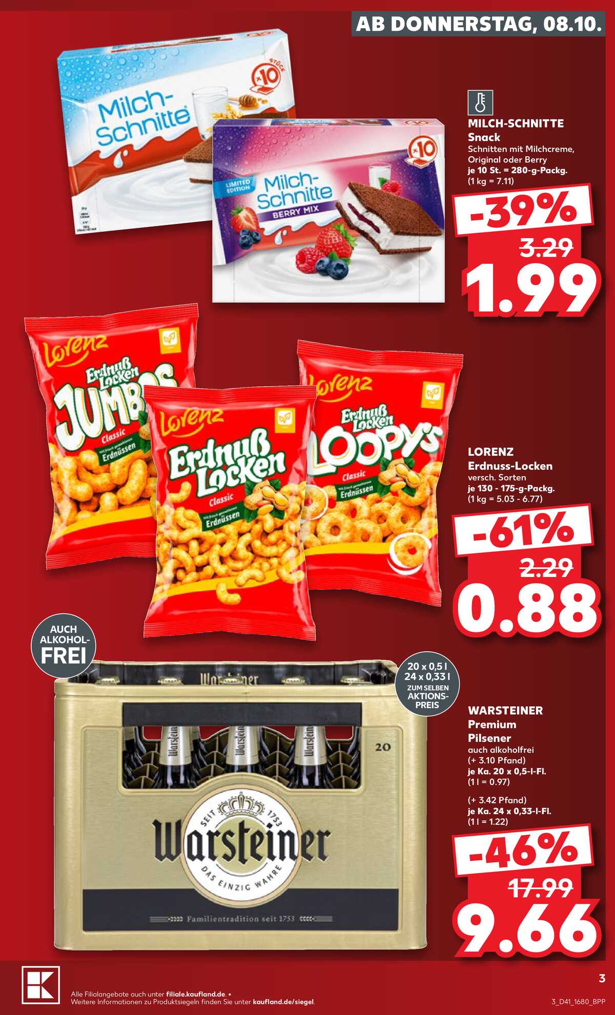 Leták Kaufland Německo 8.10.-14.10.2026 strana 3