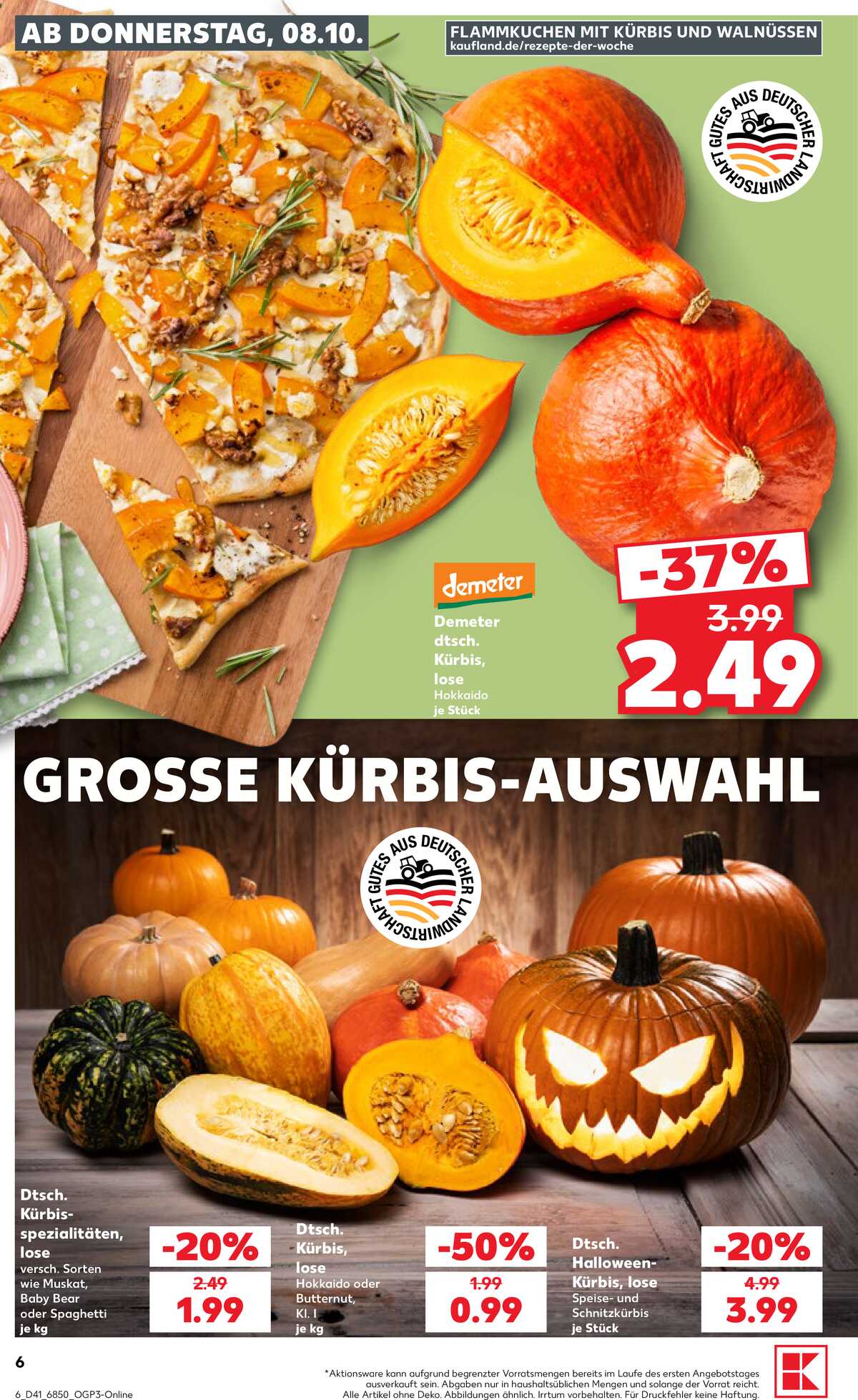 Leták Kaufland Německo 8.10.-14.10.2026 strana 6