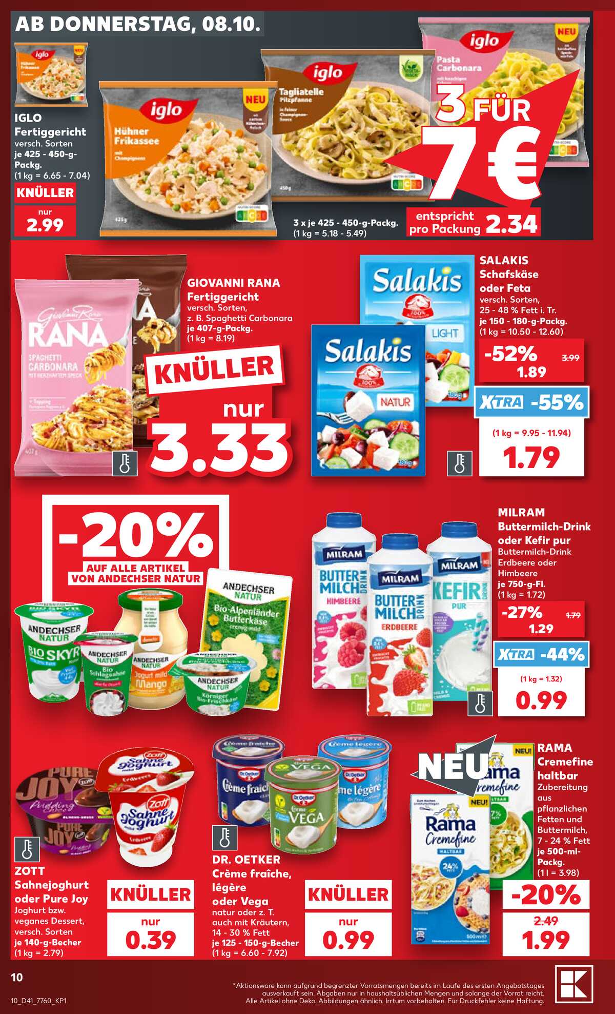 Leták Kaufland Německo 8.10.-14.10.2026 strana 10
