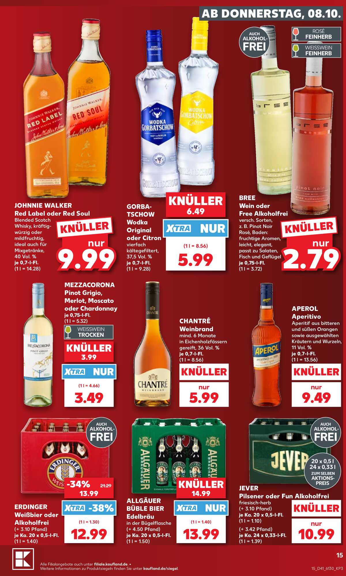 Leták Kaufland Německo 8.10.-14.10.2026 strana 15